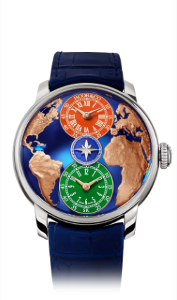 Review Jacob & Co SALMAN KHAN DUAL TIME ZONE STEEL DT100.10.AB.AA.ABALA Replica watch